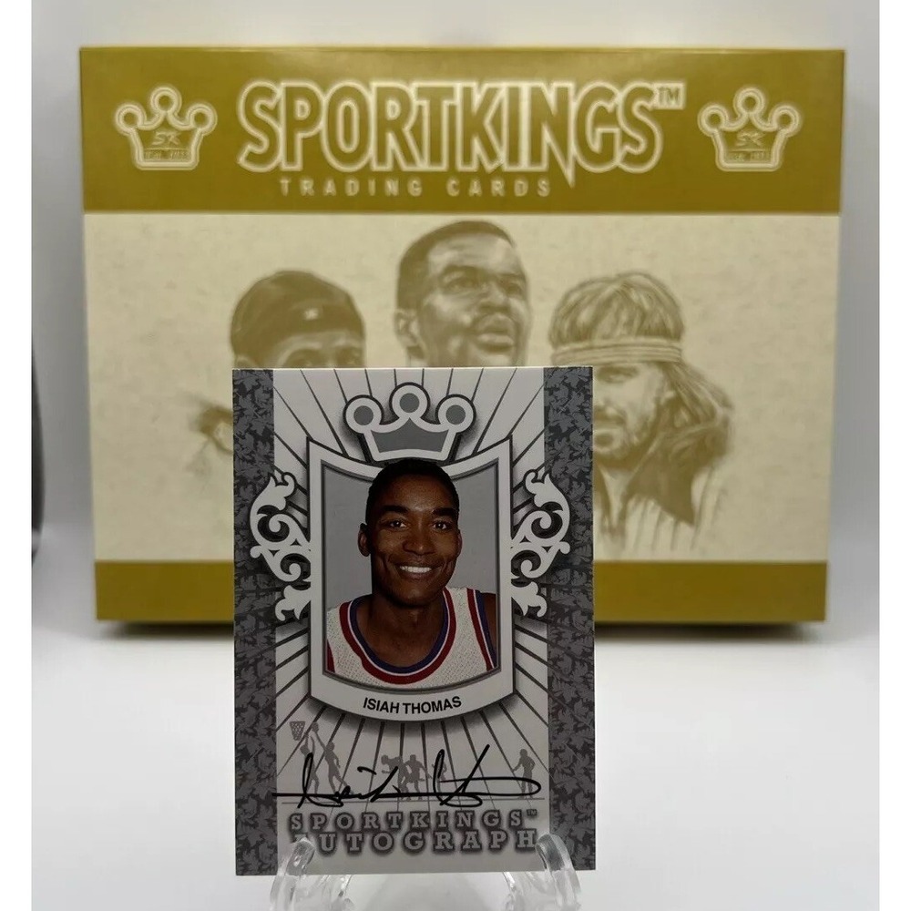 2011 Sportkings ISIAH THOMAS Detroit Pistons HOF SILVER Autograph A-ITH2 AUTO